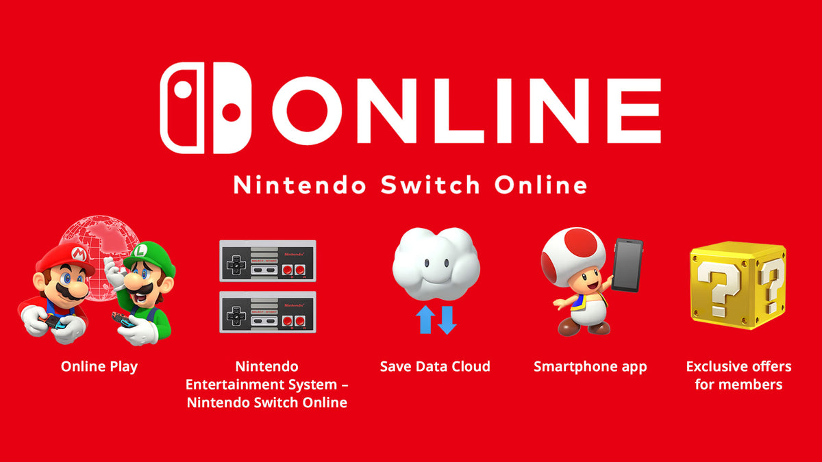 Nintendo Switch Online 12 Months United States Region – Access Multiplayer Games, Classics, and More