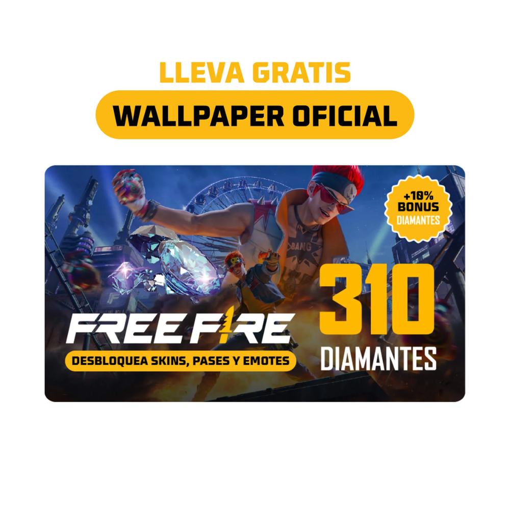 Garena Free Fire プリペイドカード 310ダイヤモンド - 限定スキン＆アイテムをアンロック