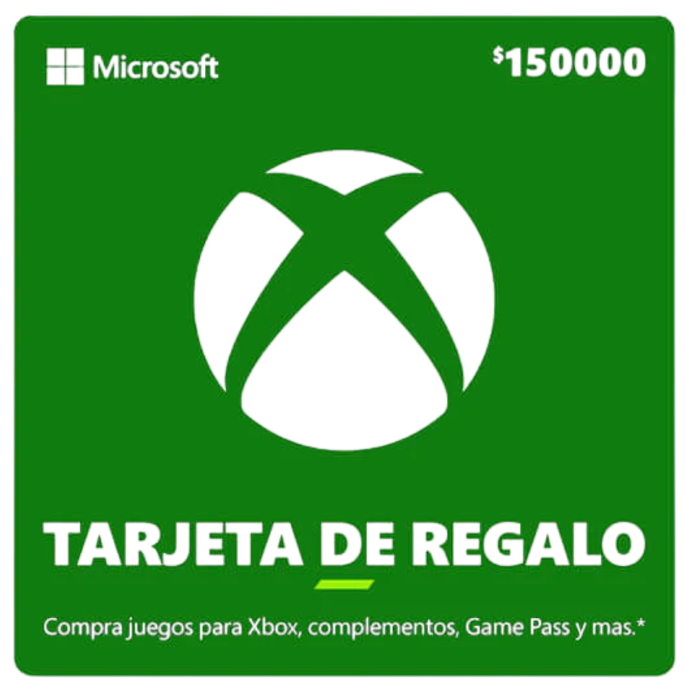 Xbox ギフトカード 150.000 COP - ゲーム、サブスクリプション、エンターテインメント