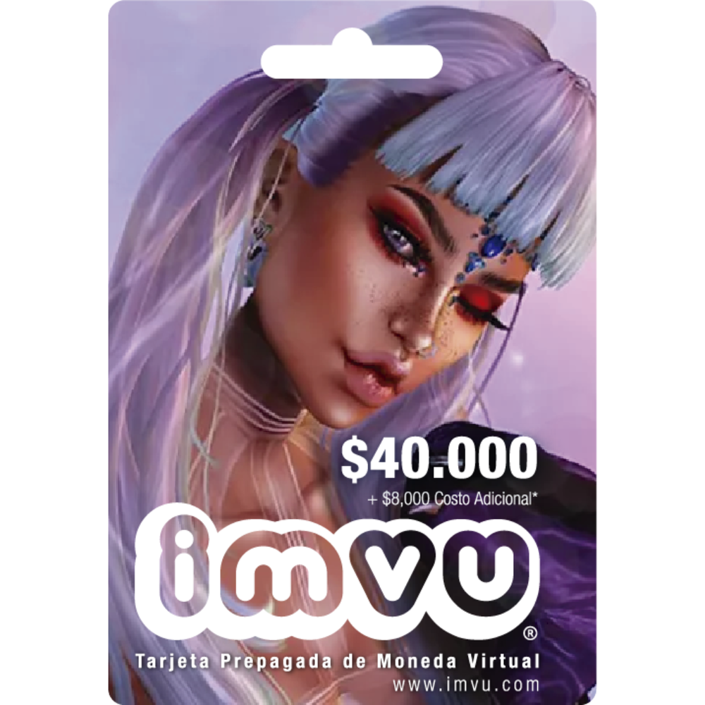 IMVU Prepaid Card $40,000 + Additional Cost – Customize your Avatar and Access Exclusive VIP Sales