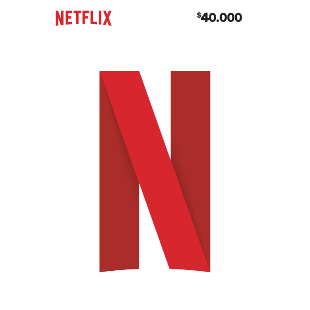 Netflix ギフトカード 40.000 COP - 映画やシリーズを途切れずに楽しむ