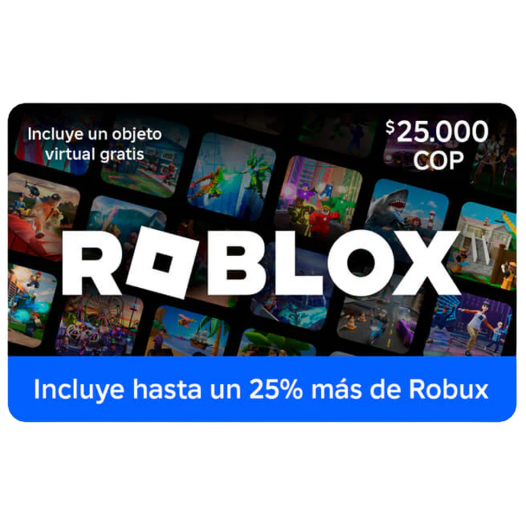 Code numérique Roblox $25.000 – Obtenez 25 % de Robux supplémentaires et des récompenses exclusives
