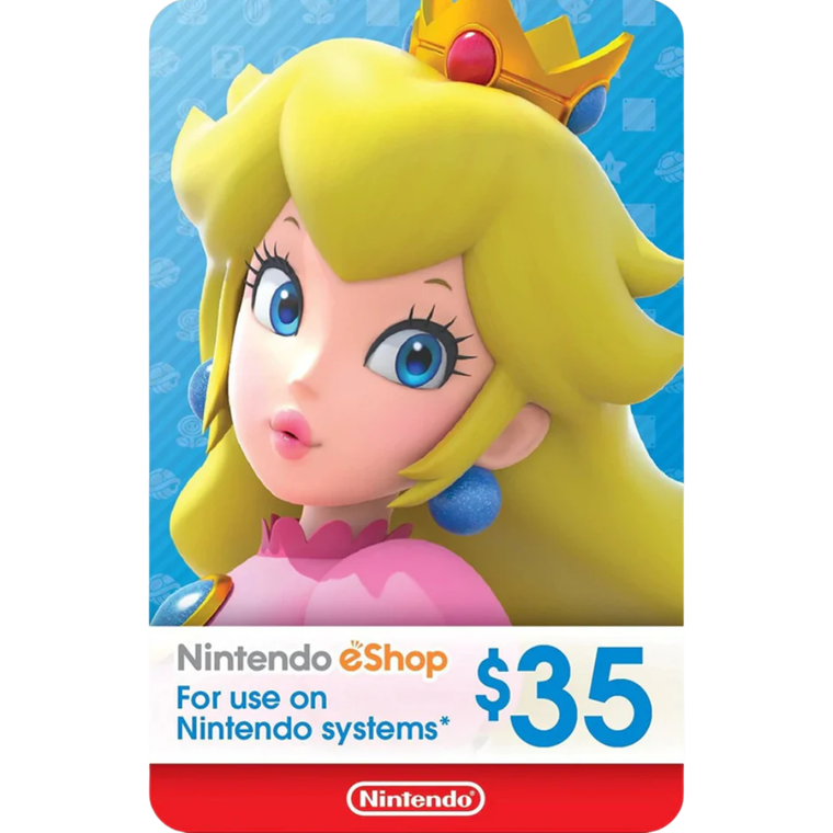 Carte cadeau Nintendo États-Unis 35 $ – Crédit instantané pour les jeux, les DLC et les abonnements