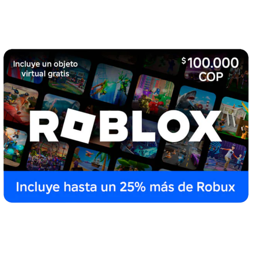 Code numérique Roblox $100.000 – Obtenez 25 % de Robux supplémentaires et des récompenses exclusives