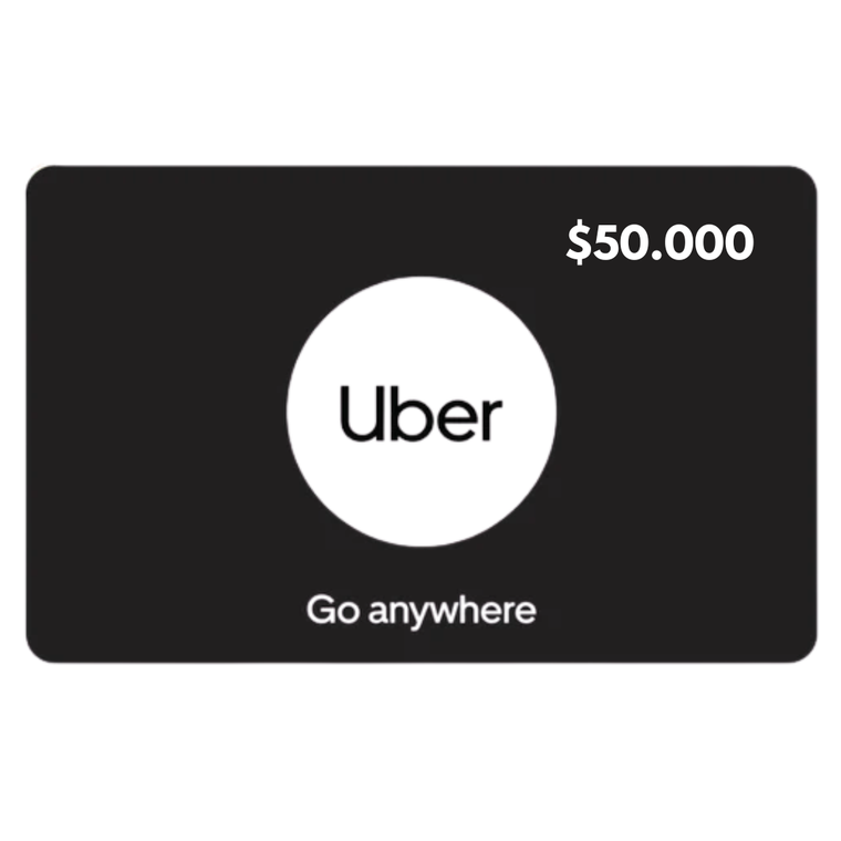 Uber ギフトカード $50.000 コロンビア向けコード