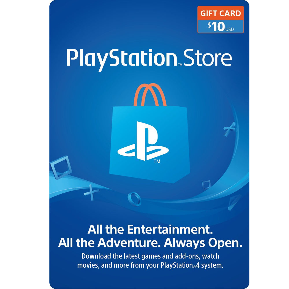 PS Store Gift Card 10 USD – Add Funds for Games, TV Shows, and Subscriptions United States Code