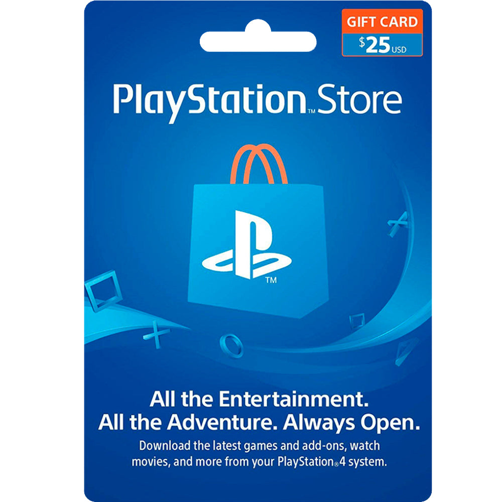 PS Store ギフトカード 25 USD - ゲーム、テレビ番組、サブスクリプションに使える米国コード