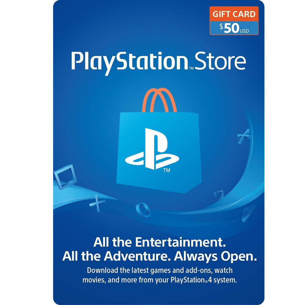 PS Store Gift Card $50 – Add Funds for Games, TV Shows, and Subscriptions US Code